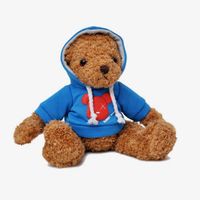 Plush teddy bear toys with clothes custom stuffed toys supplier thumbnail image