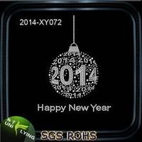 2014 Happy New Year Iron On Rhinestone Transfer Designs thumbnail image