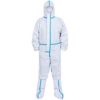 White Protective Medical disposable coverall Suit Type5/6 thumbnail image