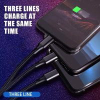 Hot Sell 3 in1 Data USB Cable For iPad Tablet For iPhone Phone For Android Phone Type C XiaoMi Huawe thumbnail image
