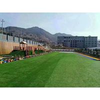 Home Garden artficial grass with PE+PP straight & curly garden decoration roof artificial grass thumbnail image