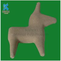 Biodegradable molded pulp,lovely 3D animals tray, children's toys thumbnail image