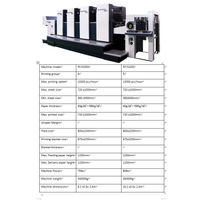 Sheet Fed Offset Printing machinery  Model: PZ-1020 thumbnail image