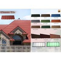 New arrival 1340420mm fire resistance classic roofing tile stone coated thumbnail image