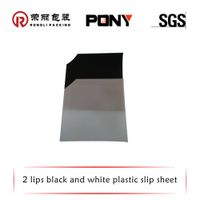 100% recycled HDPE White/Black plastic pallet slip sheet for wholesale thumbnail image