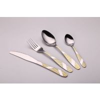 Stainless Steel Cutlery Fork/Spoon/Knife Set With Plastic Handle thumbnail image