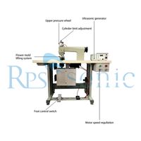 35Khz Ultrasonic sewing machine with rotary horn for raincoat cutting and sealing thumbnail image