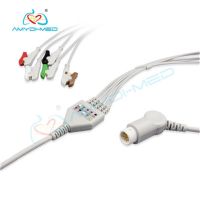 Philips compatible direct-connect ECG cable 5 leads clip IEC thumbnail image