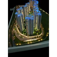 Architectural scale model with advanced touch screen lighting control system thumbnail image