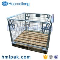 High quality hot sale transport storage stackable metal steel cage pallet thumbnail image
