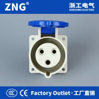 250V 16Amp 3Pin Wall Industrial Socket, 1-phase-3-wires Socket For Industrial Uses thumbnail image