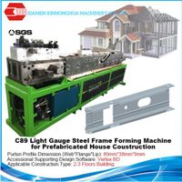 Prefabricated House C89 Light Steel Frame CAD Roll Forming Machine Price with Vertex BD Software thumbnail image