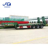 3 axles 60 ton mechanical suspension lowbed trailer for sale thumbnail image