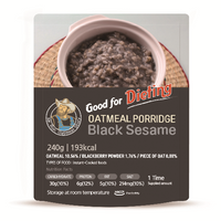 Oatmeal porridge with black sesame for diet (Porridge) thumbnail image