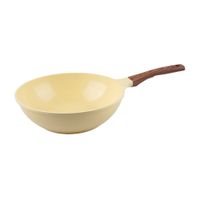 ArtRamic coating Butter-yellow wok, Upgraded ceramic coating wok thumbnail image