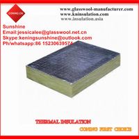 Heat insulation rock wool price/rock wool with aluminum foil thumbnail image