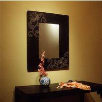 interior  decoration furnish furniture mirror w/ Lucky flower thumbnail image