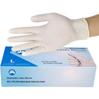 Blue Examination Disposable Vinyl PVC Nitrile Latex Hand Gloves thumbnail image