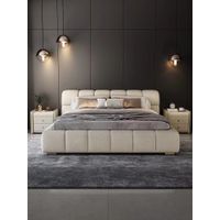 Modern technology cloth puff bed Italian style thumbnail image