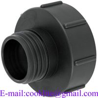PP IBC Tote Tank Adapter/Coupling DIN 71 Male to 2" BSP Female Drum Coupling thumbnail image