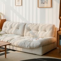 Italian Baxter cloud sofa small family living room apartment modern simple lazy cloth art sofa thumbnail image