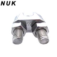 US type Wire Rope Clips Cable Clamps, Stainless Steel U Bolt Saddle Fastener thumbnail image