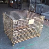 large steel carrying metal storage cage for material handling thumbnail image