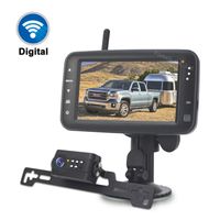 4.3" Wireless Car Rear View Camera System with Waterproof CMOS License Plate Camera thumbnail image
