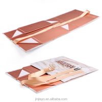 Foil Hot Stamping Folding Rigid Box for Shipping Hair Clothing Shoes Perfume Luxury Magnet Packaging thumbnail image