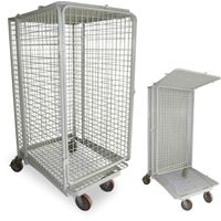 Steel Wire Mesh Cage With Wheels thumbnail image