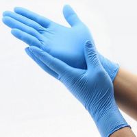 Blue Nitrile Gloves Examination Powder Free White Latex Factory in Vietnam thumbnail image