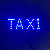 Cab Led Light Cigarette Lighter Chargeable Taxi Lamp thumbnail image