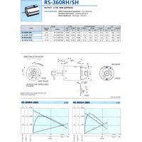 Home Applicance Precision Instruments DC Motor , PermaTK-RS-360SH-10500nent Magnet Generator, D thumbnail image