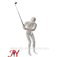jolly mannequin-sport male mannequin,white matte,play golf, thumbnail image