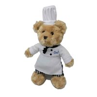 Chef teddy bear soft toy plush toy thumbnail image