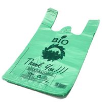 Biodegradable Plastic Bags Printed Shopping Carrier Bags with Logo thumbnail image