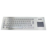 stainless steel keyboard with touchpad thumbnail image