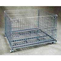 Industrial stackable lockable mobile equipment storage roll cage thumbnail image