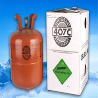 Mixture gas R407c refrigerant gas with 99.9% purity, 11.3kg cylinder package thumbnail image