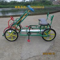 Two seat bicycle two person surrey bike with child seat thumbnail image
