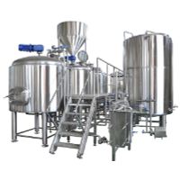 High level micro brewery equipment brewing tank thumbnail image