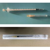 Disposable Syringes with Disposable Needles (Made in South Korea)1cc/ml Low Dead Space (LSD) Syringe thumbnail image