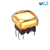 15x15 Momentary PCB Mounting Audio LED Tact Button thumbnail image