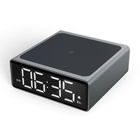 10W Wireless Charging Clock with Mobile Phone Charger thumbnail image