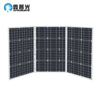 Portable Generator Foldable Solar Panel 20V/150W 66044025mm with 2.5 Flat Red and Black Cable thumbnail image