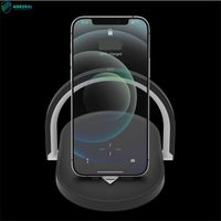New Launched Quality 15W 10W 5W Fast Wireless Charger with Cool Design Night Light Phone Holder thumbnail image