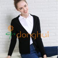 Ladies wool and cashmere blend cardigan sweater thumbnail image