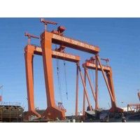 40M Span Portal Shipyard Gantry Crane with Rigid Outrigger thumbnail image
