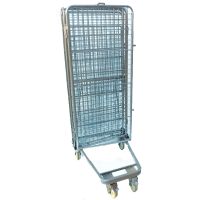 Warehouse Custom Wire Mesh Metal Transport Roll Container Trolley thumbnail image