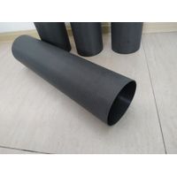 140mm 5.51 inch outer diameter low intertia carbon fiber shaft for guide roller thumbnail image
